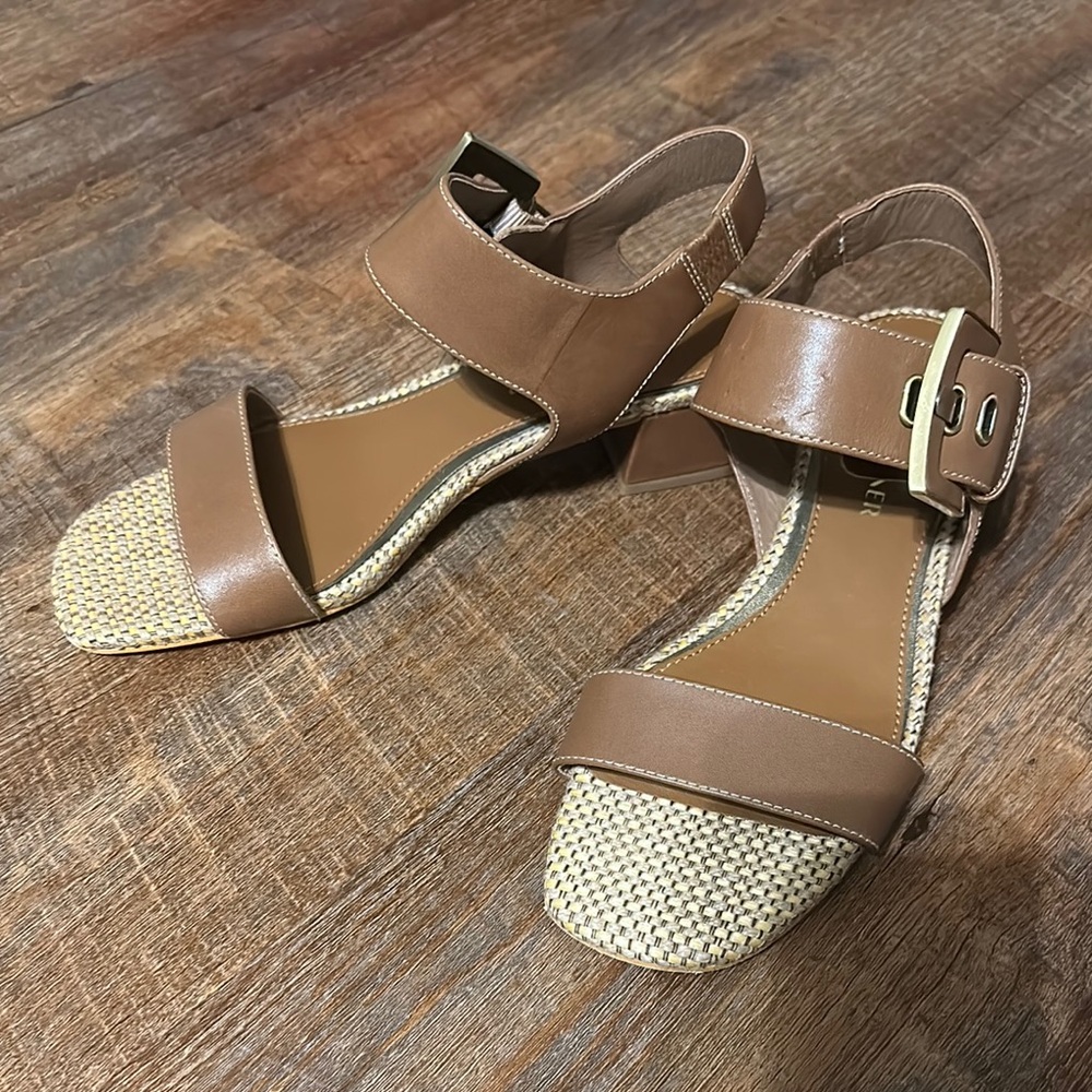 SOLD Donald J. Pliner Brown and Tan Sandals